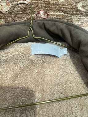 Vince Taupe Jacket with Cream Sherpa Lining